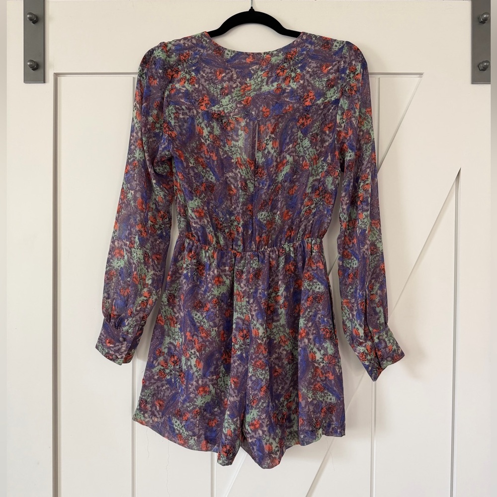 BCBGeneration Multicolored Romper - Picture 9 of 11